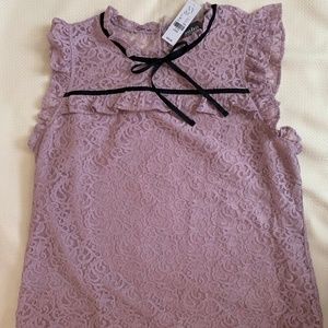 Sleeveless Pink Blouse